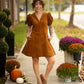 Caroline Camel Dress