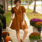 Caroline Camel Dress