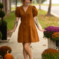 Caroline Camel Dress
