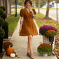 Caroline Camel Dress