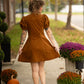 Caroline Camel Dress