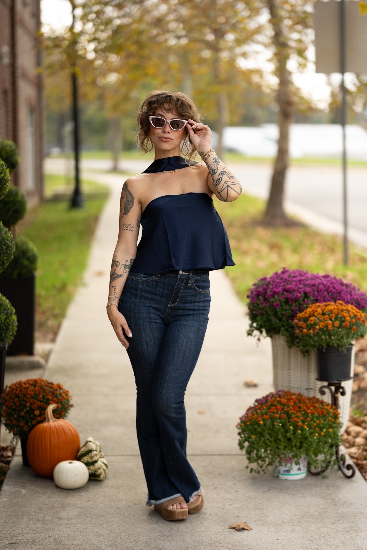 Kline Navy Top