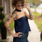 Kline Navy Top