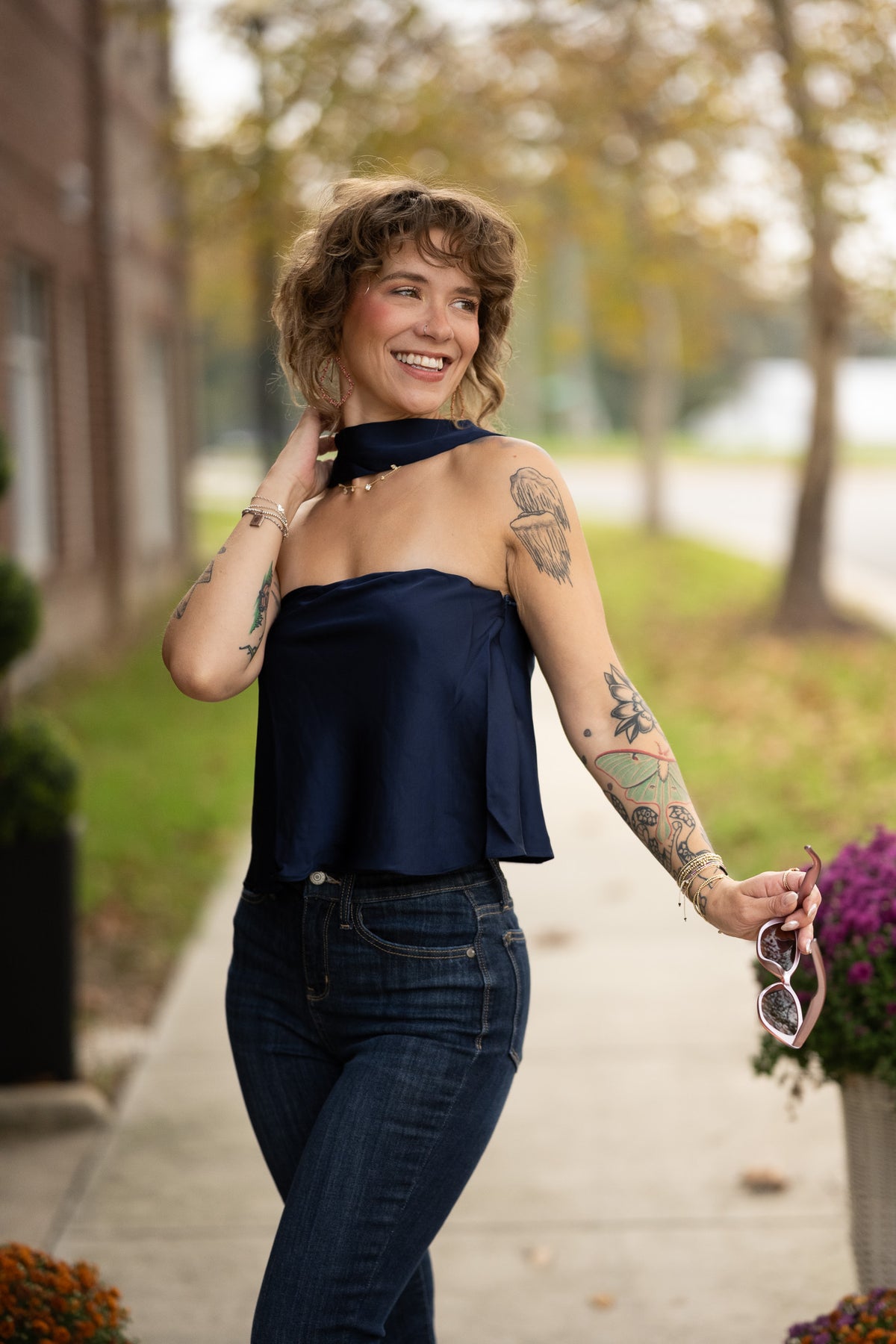 Kline Navy Top