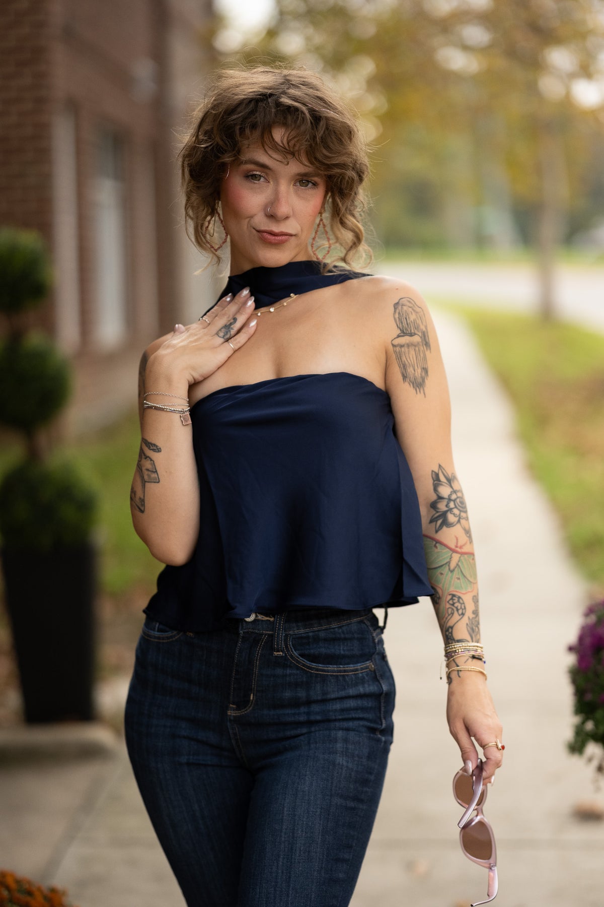 Kline Navy Top