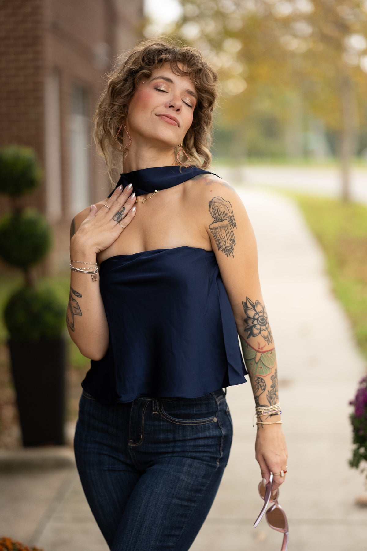 Kline Navy Top