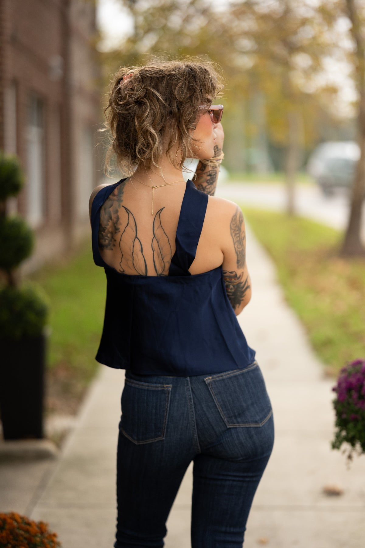 Kline Navy Top