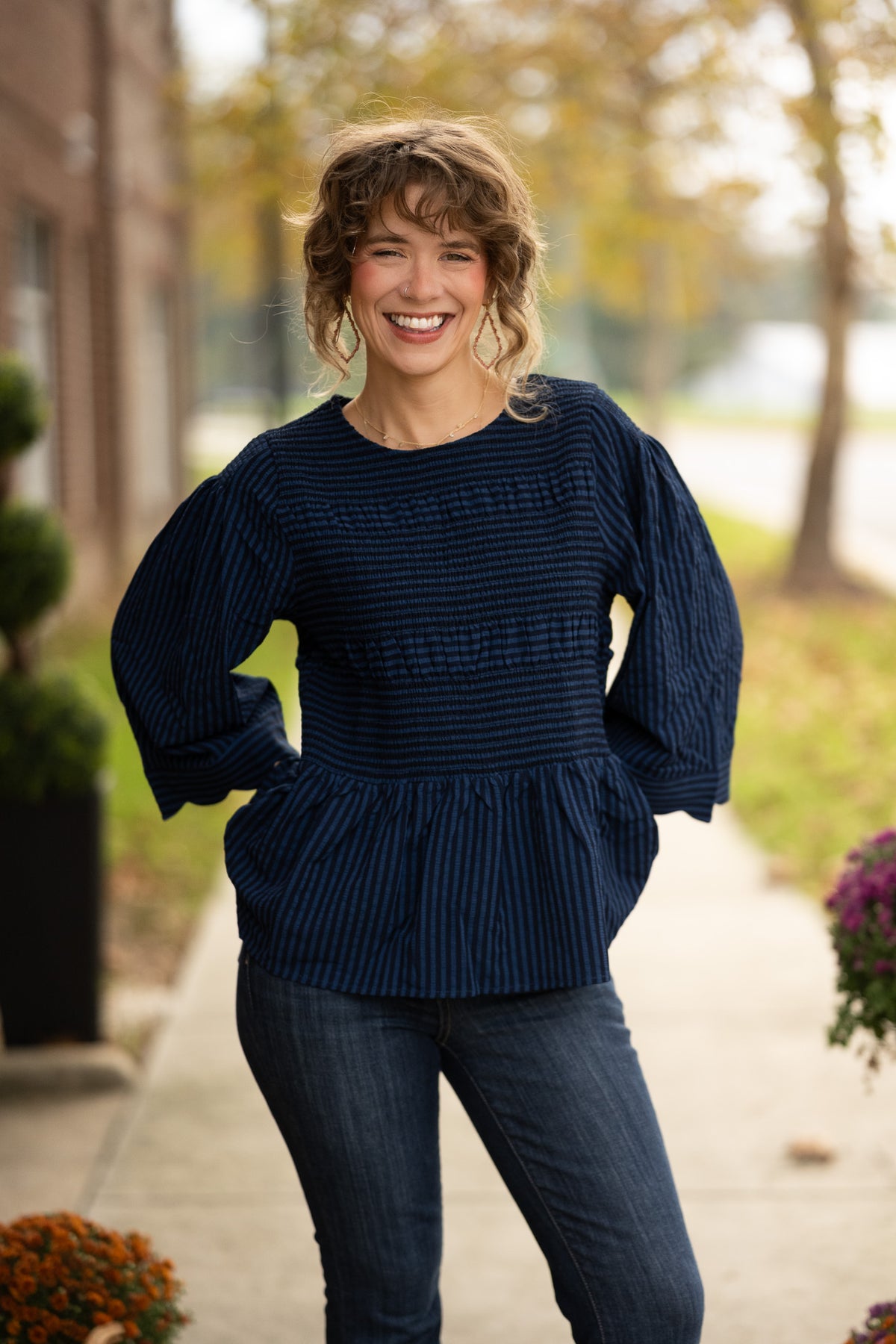 Jayne Stripe Top -