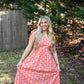 Grapefruit Flare Maxi Dress