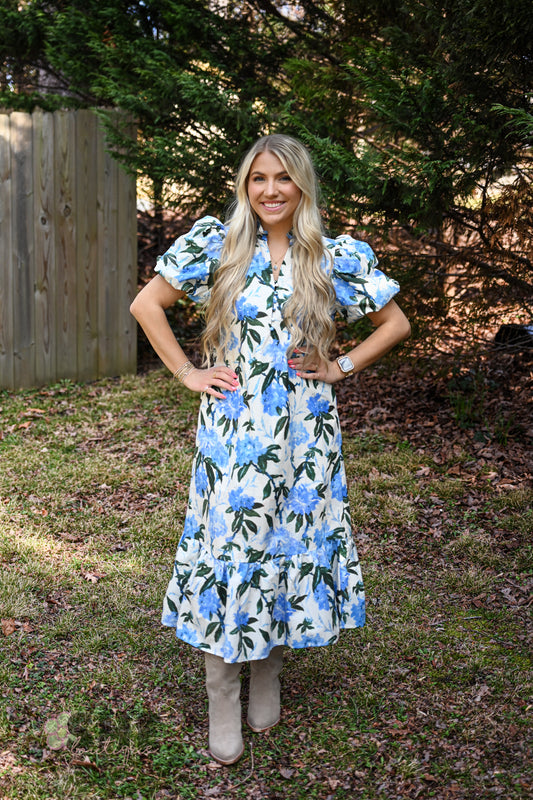 Donna Blooming Maxi Dress