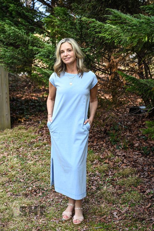 Light Denim Washed Dress