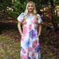 Pink Purple Poppy Maxi Dress
