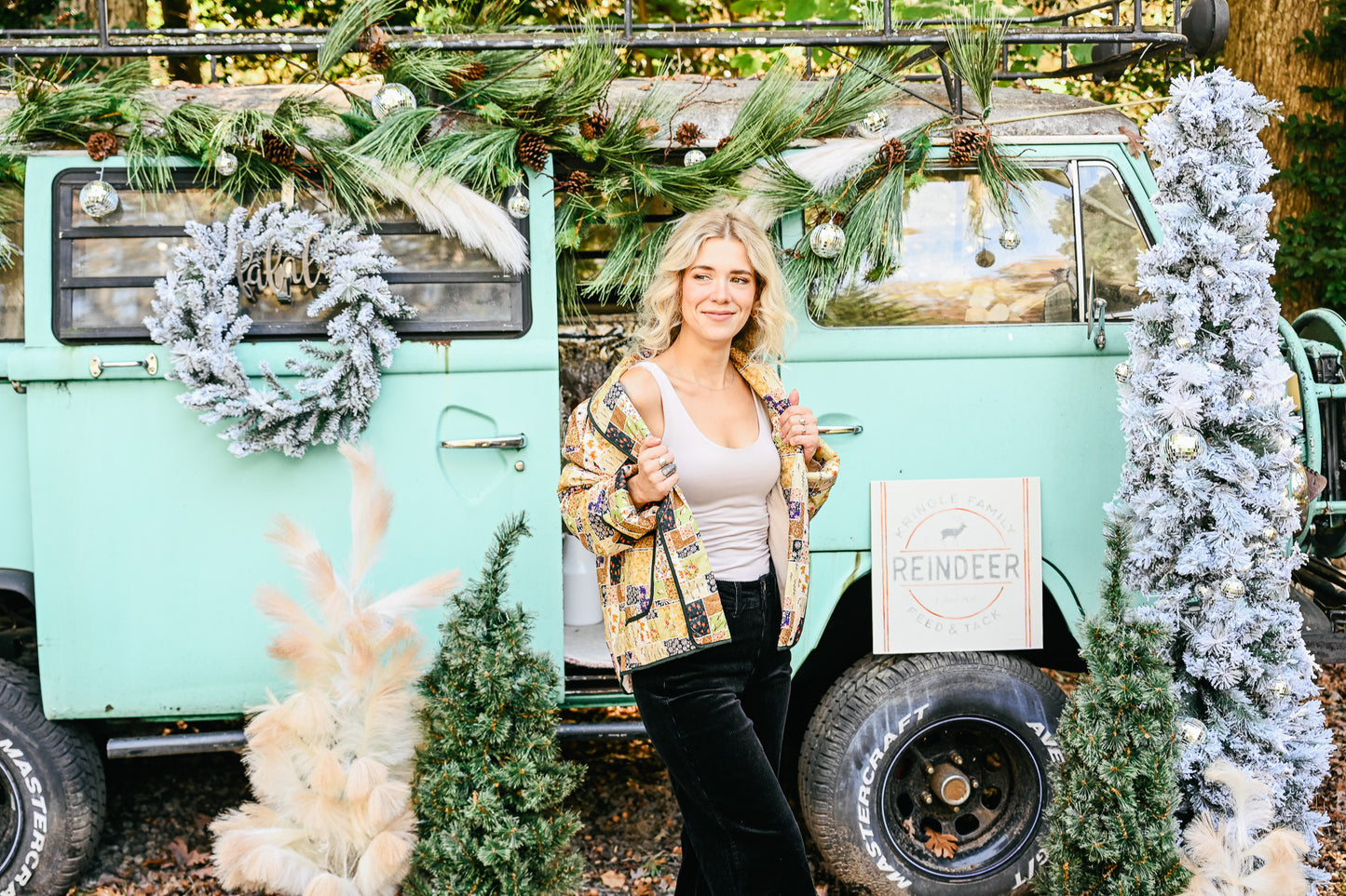 Olive Combo Patchwork Jacket