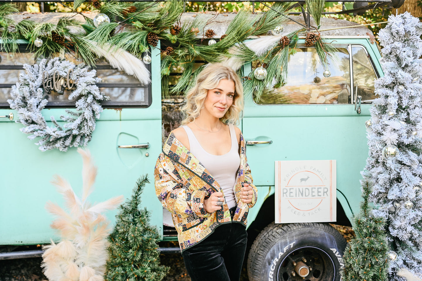 Olive Combo Patchwork Jacket