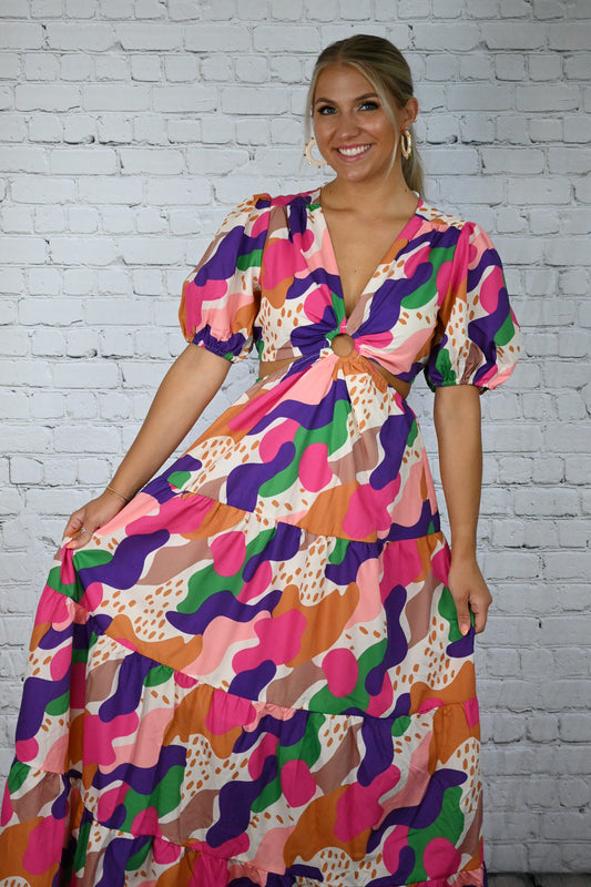 In The Art Gallery Cut Out Maxi -