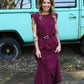 Cherrie Belted Maxi Dress