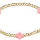 EGIRL Signature Cross Gold 3mm Pink (KIDS)