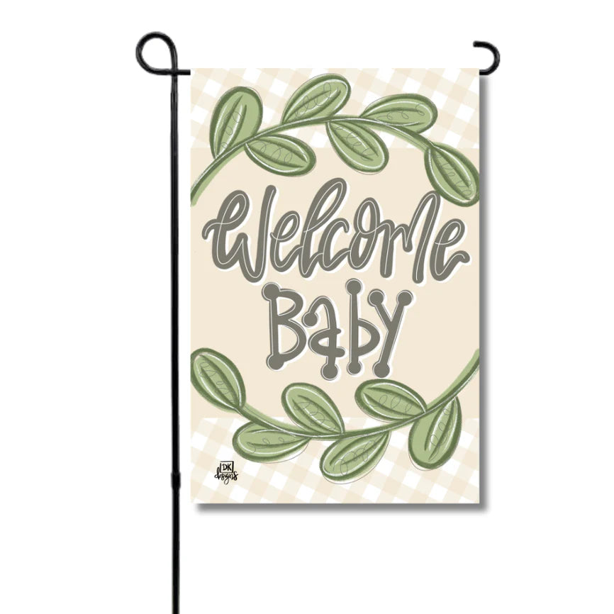 Yellow Welcome Baby Garden Glam