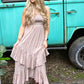 Sea You Later Strapless Dress