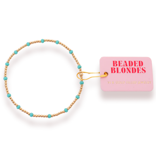 Turquoise Dainty Poppi Bracelet