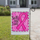 Faith Over Fear Breast Cancer Flag
