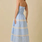 Dream Weaver Strapless Midi Dress