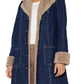 Long Fur Denim Jacket