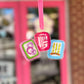 Mahjong Acrylic Ornament HBR