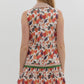 Blooming Fall Sleeveless Dress