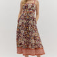 Painted Florals Maxi Dress