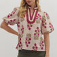 The Rosetta Floral Top