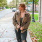 Sophie Soft Shacket Brown SS -