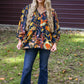 Croton Navy Blouse