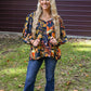 Croton Navy Blouse