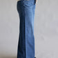 High Waist Feather Weight Palazzo Jeans