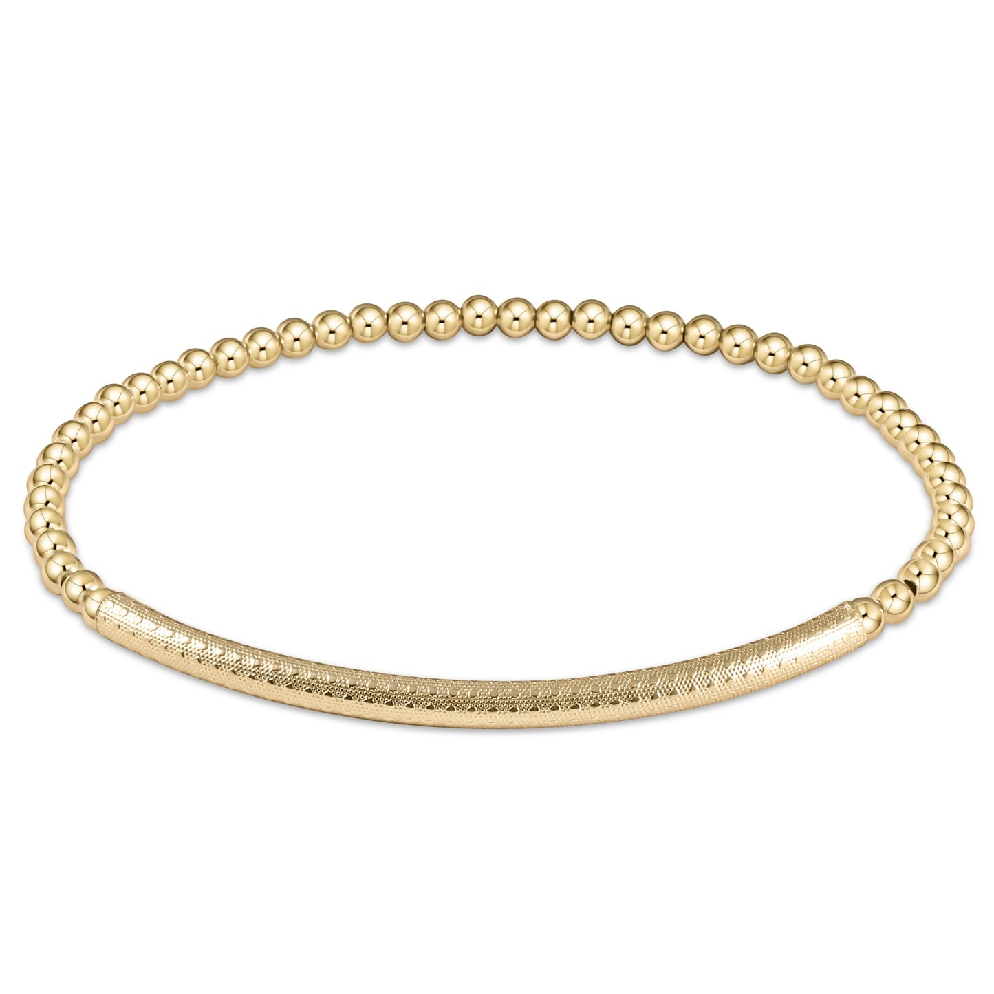 EXTENDS Classic Gold 3mm Bliss Bar Textured