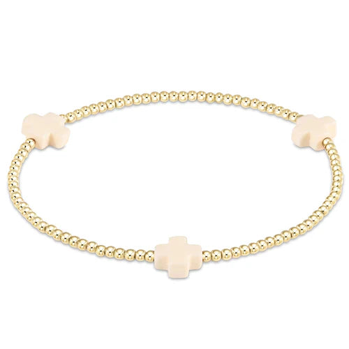 Signature Cross 2mm - White