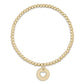 3mm Love Disco Gold