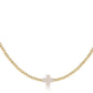 Off White Cross Choker Necklace