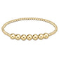 Beaded Bliss Gold 6MM Bracelet