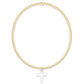 Classic Gold 2mm Bracelet - Blessed Crystal Charm