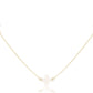 17'' Simplicity Choker Necklace - Signature Off White Cross