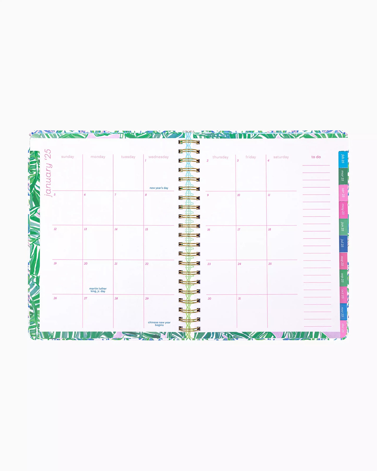 2024-2025 17 Month Jumbo Agenda - Lunar Blue A Lil Nauti Engineered Agenda