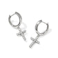 Silver Huggie Earrings
