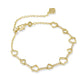 Haisley Heart Strand Bracelet - Gold