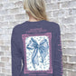 Blue Bow Proverbs 31:25 Long Sleeve -