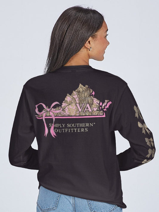 Virginia Camo LS Tee