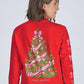 Christmas Tree Red LS Tee
