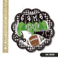 Black and White Game Day Scallop Mini