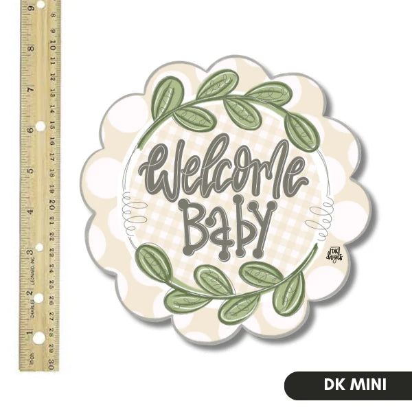 Yellow Scallop Welcome Baby Mini